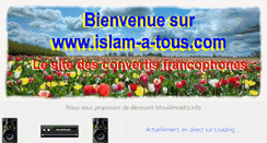 Desktop Screenshot of islam-a-tous.com
